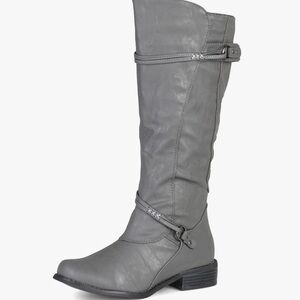 NWOT Journee Collection Charcoal Riding Boot